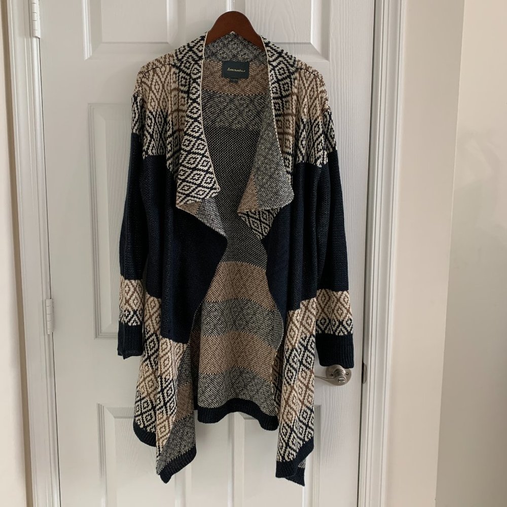 Lovemarks Women´s Open Front Sweater, Size L